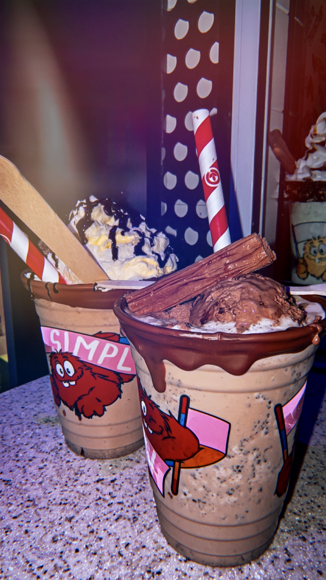 Stop by Cookie Time Bar for a sweet fix! we highly recommend the Nutella shake.