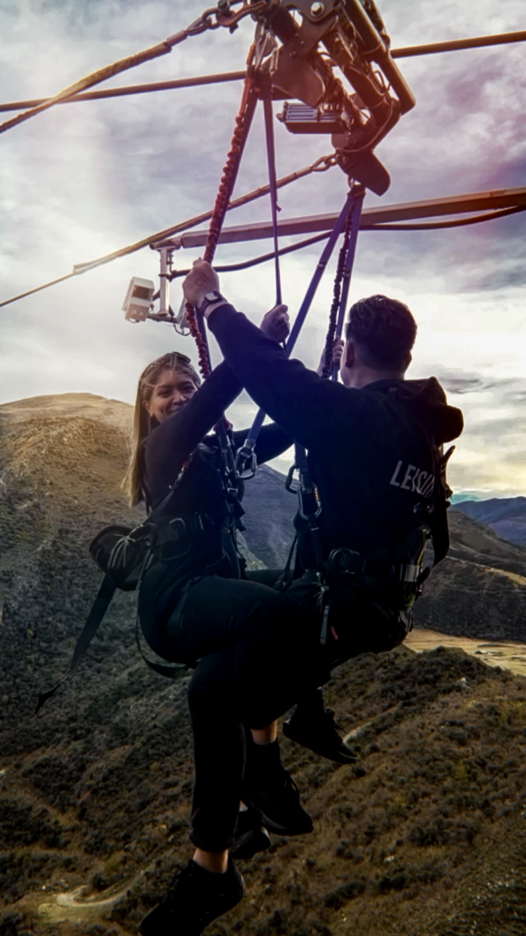 Take on the Nevis Swing! A 300-meter drop that sends you flying through the air together.