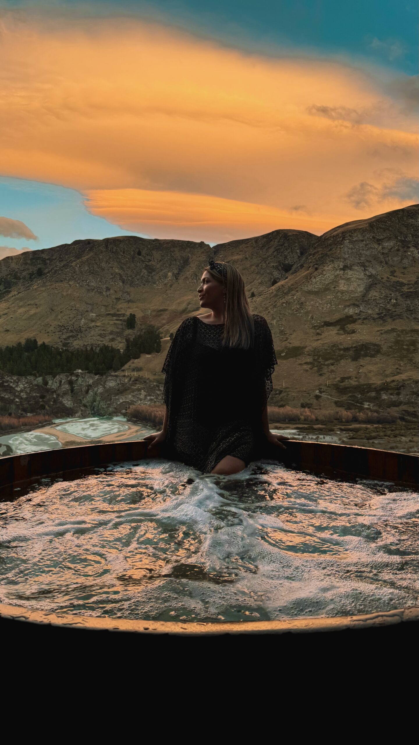 Unwind at the Onsen Hot Pools! the ideal way to end your day. Book a 5pm session for stunning sunset views.