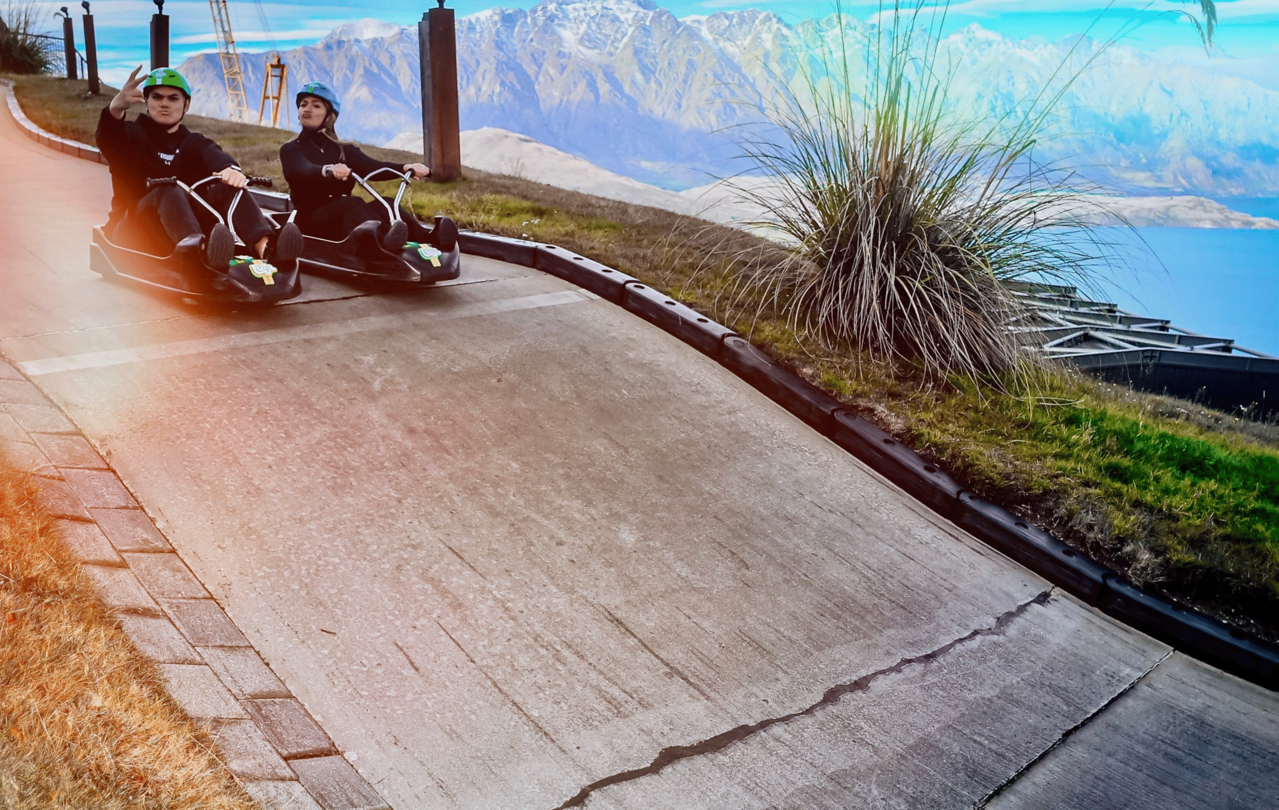 Hit the Luge Track! Race your way down the hill & catch the views as you go.